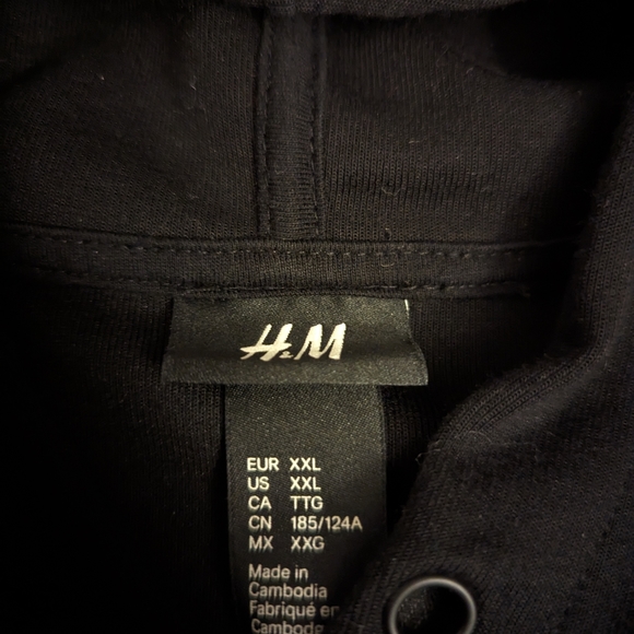 H&M Rose Screen Printed Hoodie - Picture 3 of 3